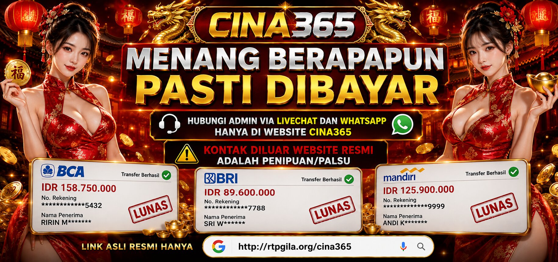 PASTI DIBAYAR CINA365